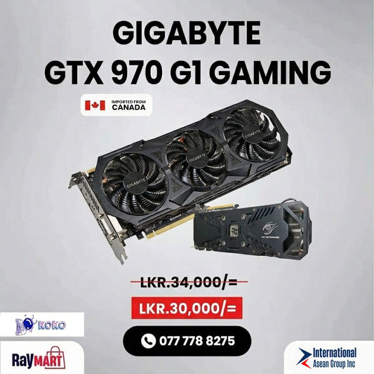 Gigabyte GeForce GTX 970 G1 Gaming 4GB GDDR5 Graphics Card