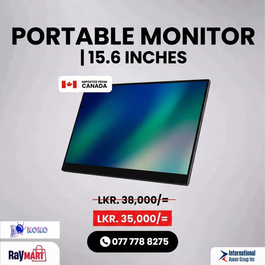 15.6” Full HD Portable Monitor – Ultra-Slim IPS Display